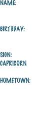 Name: 
Miss Pearl
Age: 
7 years old
Birthday: 
DECEMBER 23

Sign: 
Capricorn

Hometown: 
Portland Or